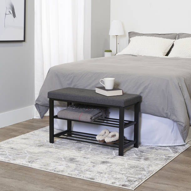 Winston Porter Kolten Entryway Upholstered Shoe Storage Bench & Reviews